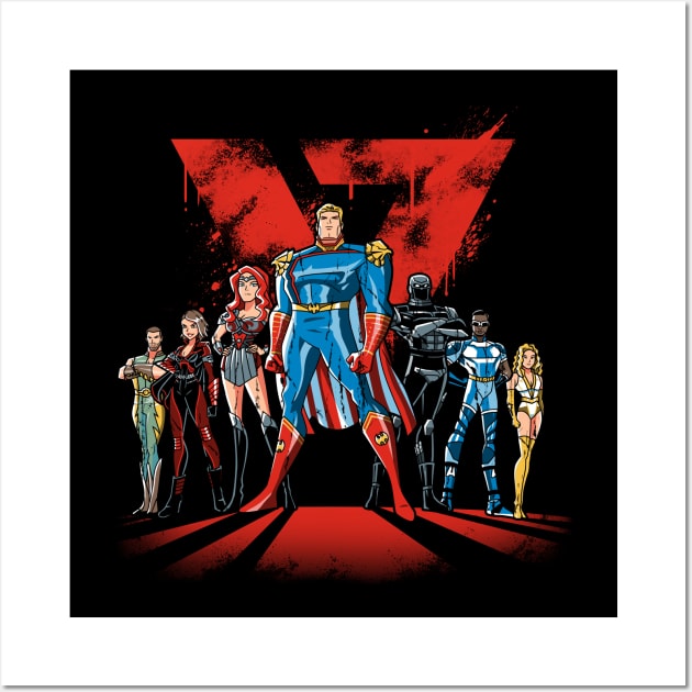 Supes League V2 Wall Art by PrimePremne